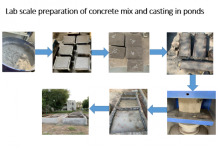 Concrete mix and casting